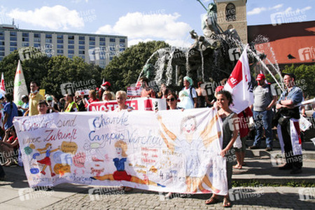 Charité Streik in Berlin