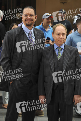 Penn & Teller in der NBC-Show 'Today' in New York