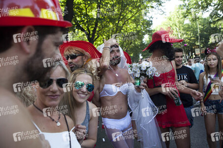 Gay Pride 2015 Parade in Madrid