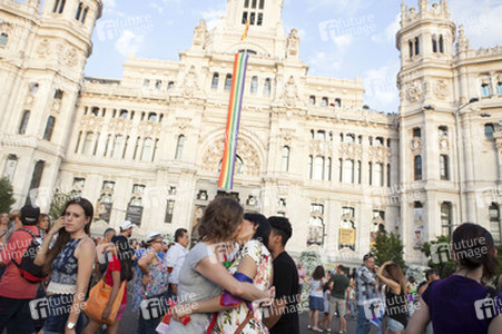 Gay Pride 2015 Parade in Madrid