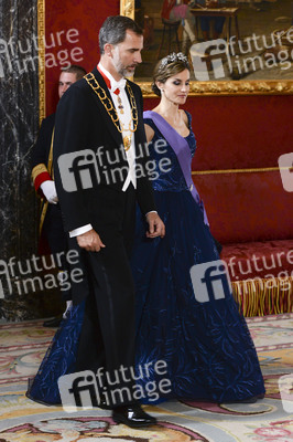 Gala Dinner zu Ehren des peruanischen Präsidenten Humala in Madrid
