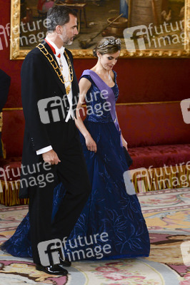 Gala Dinner zu Ehren des peruanischen Präsidenten Humala in Madrid