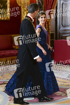 Gala Dinner zu Ehren des peruanischen Präsidenten Humala in Madrid