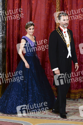 Gala Dinner zu Ehren des peruanischen Präsidenten Humala in Madrid