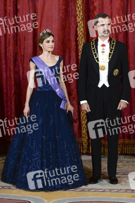 Gala Dinner zu Ehren des peruanischen Präsidenten Humala in Madrid