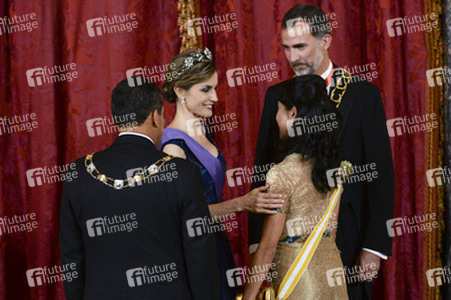 Gala Dinner zu Ehren des peruanischen Präsidenten Humala in Madrid