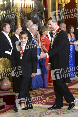 Gala Dinner zu Ehren des peruanischen Präsidenten Humala in Madrid