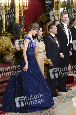 Gala Dinner zu Ehren des peruanischen Präsidenten Humala in Madrid