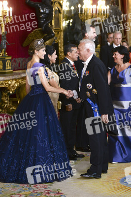 Gala Dinner zu Ehren des peruanischen Präsidenten Humala in Madrid