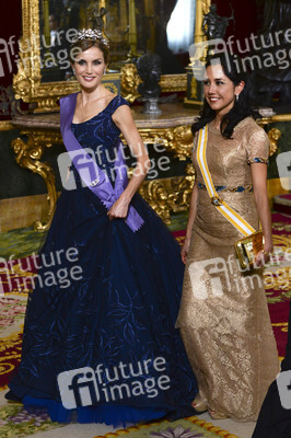 Gala Dinner zu Ehren des peruanischen Präsidenten Humala in Madrid