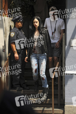 Dreharbeiten zu 'A.K.A. Jessica Jones' in New York