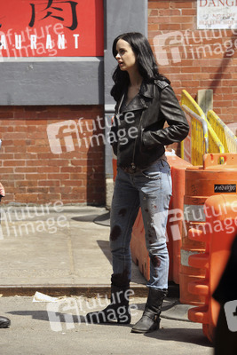 Dreharbeiten zu 'A.K.A. Jessica Jones' in New York