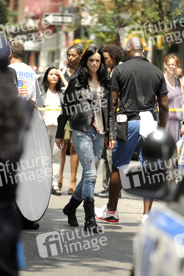 Dreharbeiten zu 'A.K.A. Jessica Jones' in New York