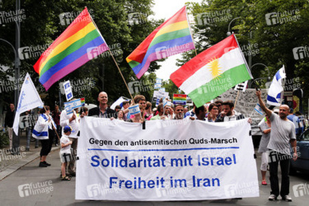 Al-Quds-Marsch 2015 Gegendemo