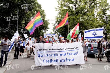 Al-Quds-Marsch 2015 Gegendemo