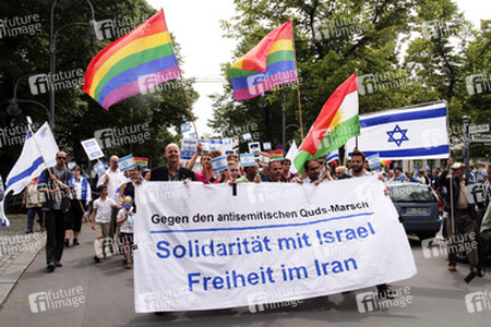 Al-Quds-Marsch 2015 Gegendemo