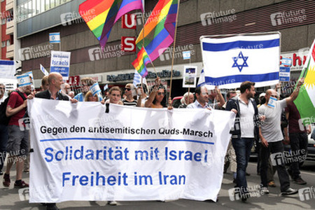 Al-Quds-Marsch 2015 Gegendemo