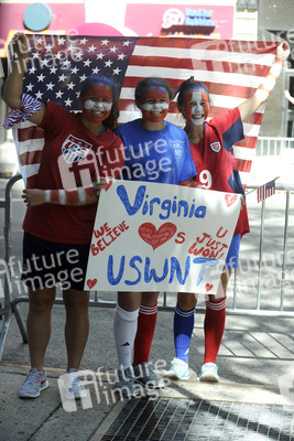 Siegesparade der Frauen-Fußballnationalmannschaft der USA in New York