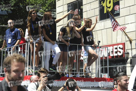 Siegesparade der Frauen-Fußballnationalmannschaft der USA in New York