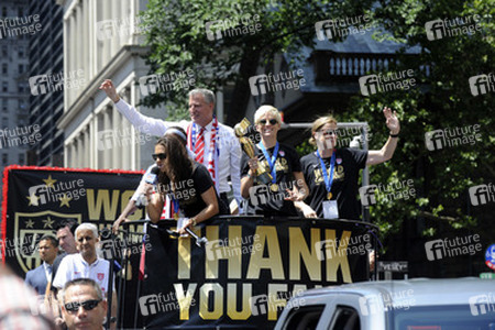 Siegesparade der Frauen-Fußballnationalmannschaft der USA in New York
