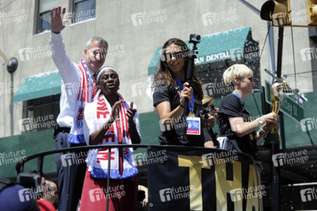 Siegesparade der Frauen-Fußballnationalmannschaft der USA in New York
