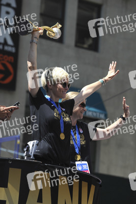 Siegesparade der Frauen-Fußballnationalmannschaft der USA in New York