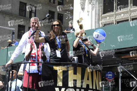 Siegesparade der Frauen-Fußballnationalmannschaft der USA in New York
