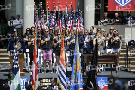 Siegesparade der Frauen-Fußballnationalmannschaft der USA in New York