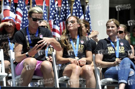 Siegesparade der Frauen-Fußballnationalmannschaft der USA in New York