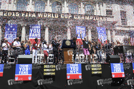 Siegesparade der Frauen-Fußballnationalmannschaft der USA in New York