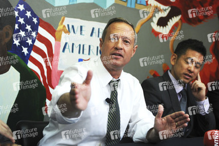 Martin O'Malley holds immigration roundtable at the New York Immigration Action Fund