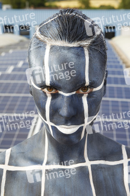 WORKING ART: Photovoltaik Installateur / Solar PV Installer Bodypainting