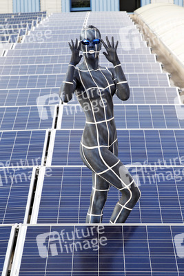 WORKING ART: Photovoltaik Installateur / Solar PV Installer Bodypainting