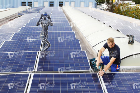 WORKING ART: Photovoltaik Installateur / Solar PV Installer Bodypainting