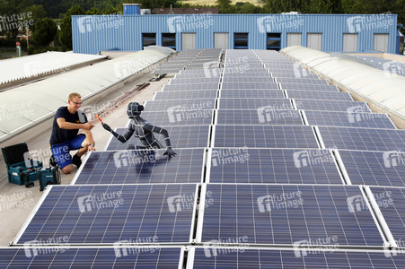 WORKING ART: Photovoltaik Installateur / Solar PV Installer Bodypainting