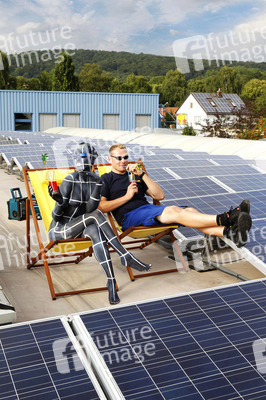 WORKING ART: Photovoltaik Installateur / Solar PV Installer Bodypainting