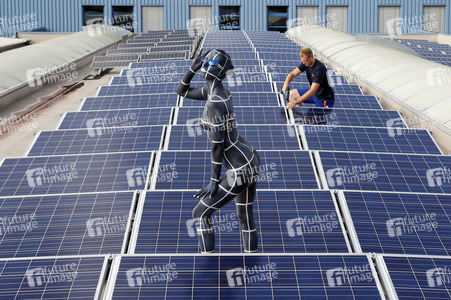 WORKING ART: Photovoltaik Installateur / Solar PV Installer Bodypainting