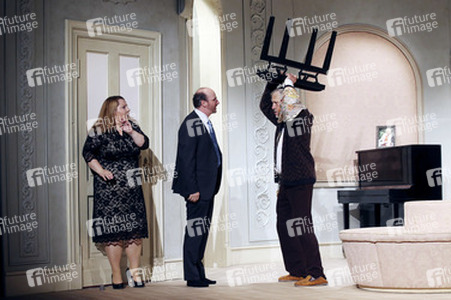 Theaterprobe 'Die Studentin und Monsieur Henri' im Hamburg
