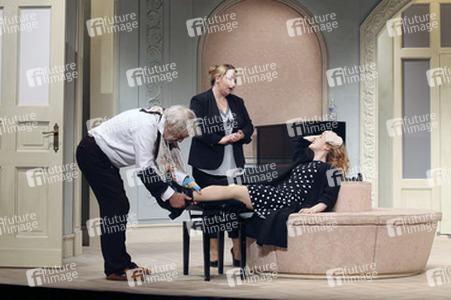 Theaterprobe 'Die Studentin und Monsieur Henri' im Hamburg