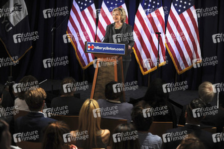 Hillary Clinton spricht in New York