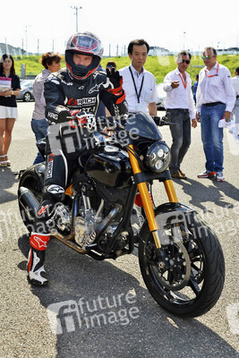 Keanu Reeves at Suzuka Circuit in Japan