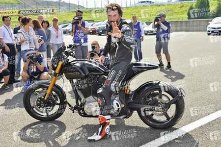 Keanu Reeves at Suzuka Circuit in Japan