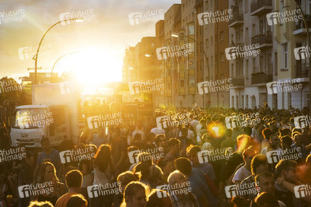 Techno-Demo 'Zug der Liebe' in Berlin