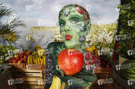 WORKING ART: Obsthändler/ Fruiterer Bodypainting