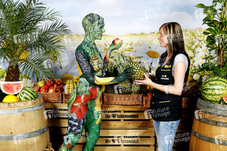 WORKING ART: Obsthändler/ Fruiterer Bodypainting