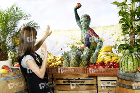 WORKING ART: Obsthändler/ Fruiterer Bodypainting