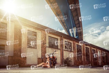 Modelshooting mit Simson Moped