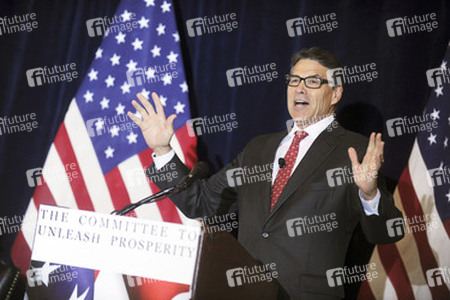 Vorwahlkampfveranstaltung von Rick Perry in New York
