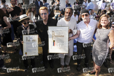 Amnesty International Ehrung für John Lennon in New York