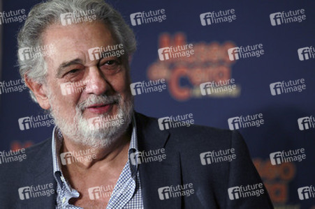 Maßnehmen von Placido Domingo im Wachsmuseum von Madrid